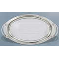 Oval Tray w/Handles (22"x13")